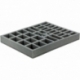 FSBR040BO 40 mm Full-Size foam tray with 34 compartments