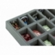 FSBR040BO 40 mm Full-Size foam tray with 34 compartments
