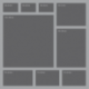 AFDA085BO 285 mm x 285 mm x 85 mm foam tray for board game boxes