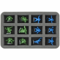 HS040BB06 40 mm half-size foam tray for 12 Blood Bowl miniatures - 2016 Edition