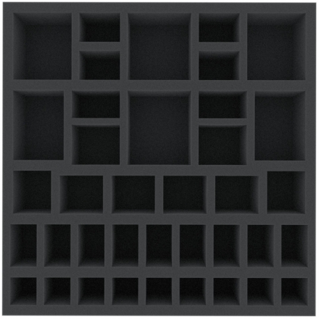 AGEP055BO 295 mm x 295 mm x 55 mm foam tray for board game boxes