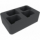 HSMEHK085BO foam tray for Adeptus Titanicus: 4 Warhound Scout Titans