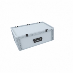ED 64/22 1G Eurocontainer Case / Euro Box with handle 600 x 400 x 235 mm inclusive pick and pluck foam