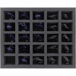 FS050A013 Feldherr foam tray for Tyranids - 25 compartments