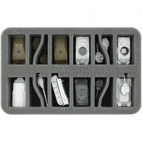 HS050A027 Feldherr foam tray for Flames of War – 8 tanks