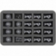 HS035A022 35 mm foam tray for miniatures in scale 1:56 (28 mm) - 20 compartments