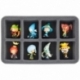 HS050KR01 50 mm half-size Figure Foam Tray for 8 large Krosmaster figures