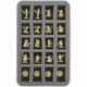 HS035MM01 35 mm Half-Size Foam Tray for 20 Mice and Mystics figures