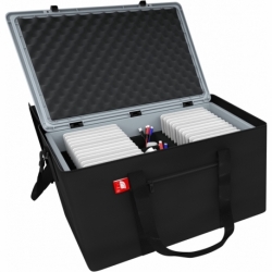Bag and Box for 24 tablets - compatible with Apple iPad, Samsung and Microsoft Surface Go