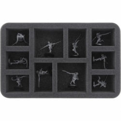 HS050A034 Feldherr foam tray for Adepta Sororitas - 10 compartments