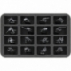 HS035A037 Feldherr foam tray for Seraphon - 16 compartments
