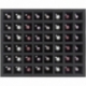 FS050A023 Feldherr foam tray for 48 Christmas baubles diameter 30 mm