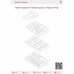 Feldherr Organizer for Twilight Imperium 4th Edition + Prophecy of Kings - core game box