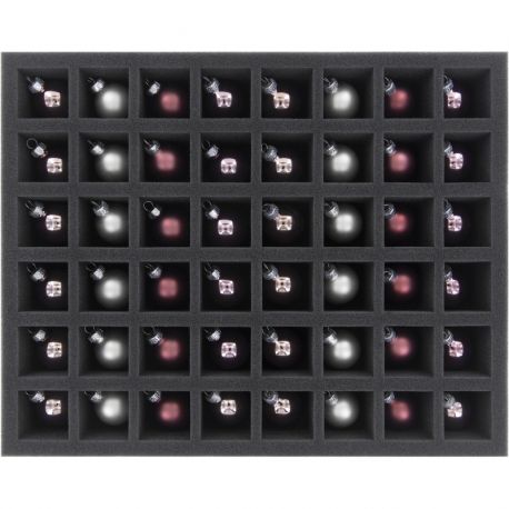 Feldherr Storage Box FSLB055 for 48 Christmas baubles diameter 30 mm