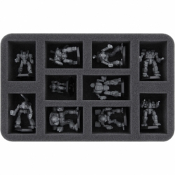 HS050A048 Feldherr foam tray for BattleTech - 10 Mechs