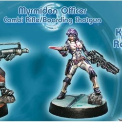 Aleph - Myrmidon Officer (combi Rif+boarding Gun)