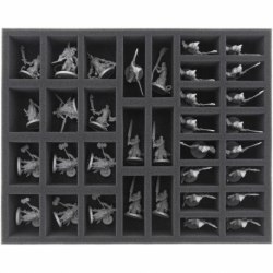 FS050MD01 50 mm full size foam tray with 34 compartments for Massive Darkness