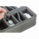 HS050WH20 50 mm half-size Figure Foam Tray with 16 slots