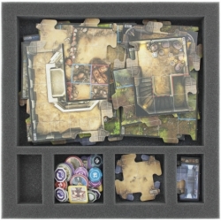 AF030IA13 30 mm foam tray with 5 compartments for Imperial Assault - map tiles