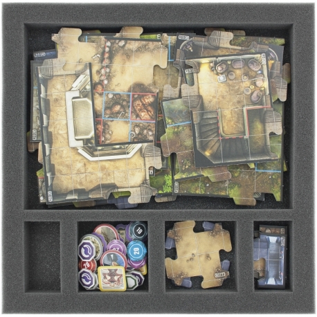 AF030IA13 Bandeja de espuma de 30 mm con 5 compartimentos para Imperial Assault - map tiles