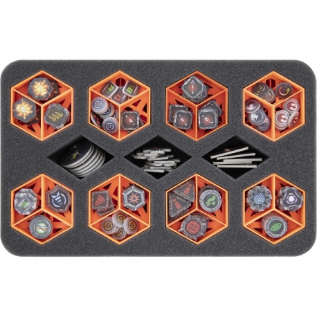 Feldherr Magnetic Box yellow for tokens and small game material