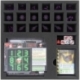 Foam tray value set for the Ghostbusters II board game box