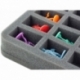 HS035ZC14 35 mm Half-Size Foam Tray for 20 Zombicide figures