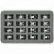 HS035BB01 35 mm half-size foam tray for 16 Blood Bowl miniatures