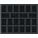 FSMEZZ050BO 50 mm Full-Size foam tray with 22 compartments