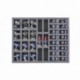 FSBR050BO 50 mm Full-Size foam tray with 34 compartments