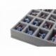 FSBR050BO 50 mm Full-Size foam tray with 34 compartments