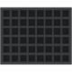 FS035I048BO 35 mm Full-Size foam tray with 48 square compartments