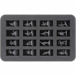HS035BA06 Foam Tray for Bolt Action - 16 miniatures