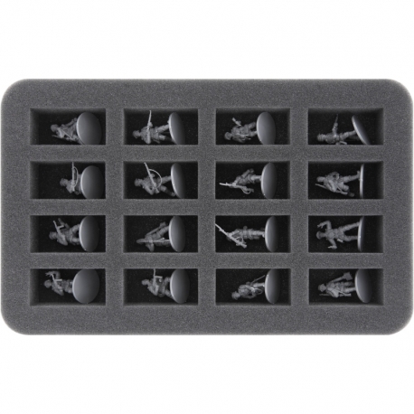 HS035BA06 Bandeja de espuma para pernos - 16 miniaturas
