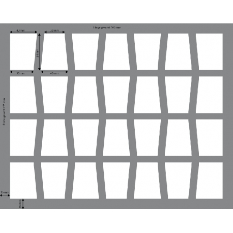 FS035C4BO 35 mm Figure Foam Tray with base and 28 slots for larger tabletop models