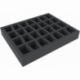 FS035C4BO 35 mm Figure Foam Tray with base and 28 slots for larger tabletop models