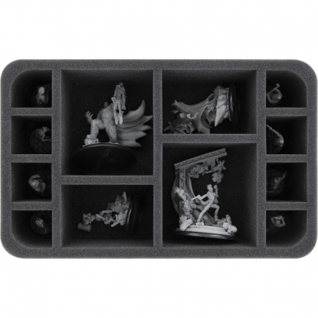 HS075A021 Feldherr foam tray for Batman Miniature Game - 12 compartments