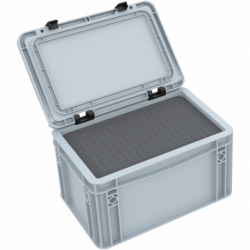ED 32/17 HG Eurocontainer Case / Euro Box 300 x 200 x 185 mm inclusive Pick and Pluck foam set