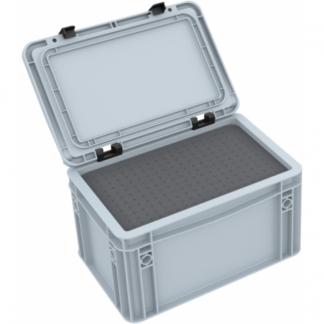 ED 32/17 HG Eurocontainer Case / Euro Box 300 x 200 x 185 mm inclusive Pick and Pluck foam set