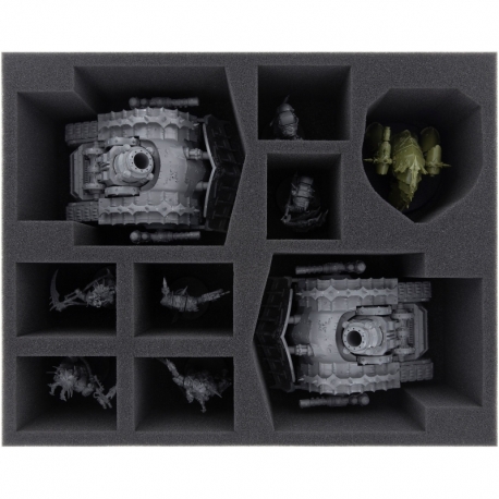 FSMEFM090BO foam tray for Plagueburst Crawler + Myphitic Blight-hauler + 6 miniatures