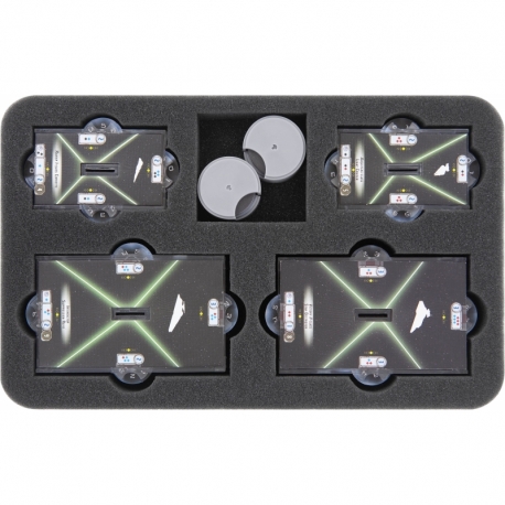 HS030A004 Feldherr foam tray for Star Wars Armada - small and medium bases
