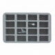 HS050BF05BO 50 mm Half-Size foam tray with 16 compartments