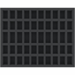 FSEB035BO 35 mm Full-Size foam tray with 50 compartments