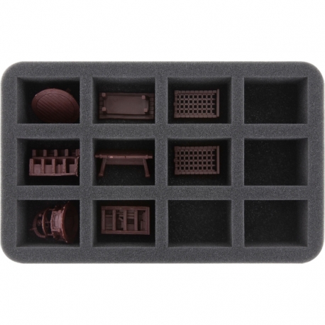 Feldherr MINI PLUS bag for Hellboy: The Board Game - 3D Scenery + 3D Doors