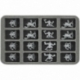 Feldherr MINI PLUS Case for 64 Blood Bowl miniatures