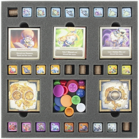 Foam tray value set for Masmorra: Dungeons of Arcadia - Core Box