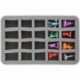 Feldherr Magnetic Box blue for 40 smaller miniatures