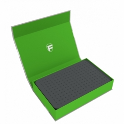 Feldherr Magnetic Box green with 40 mm pick and pluck foam for custom projects