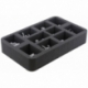 HS050BB09 50 mm half-size foam tray for 10 Blood Bowl Star Player
