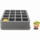 HS050KR07 50 mm half-size Figure Foam Tray for 16 Krosmaster figures